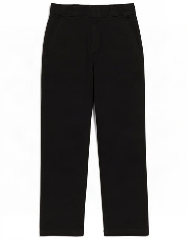 Dickies Mens Loose Fit Chino Trousers W26 L28 Black Polyester