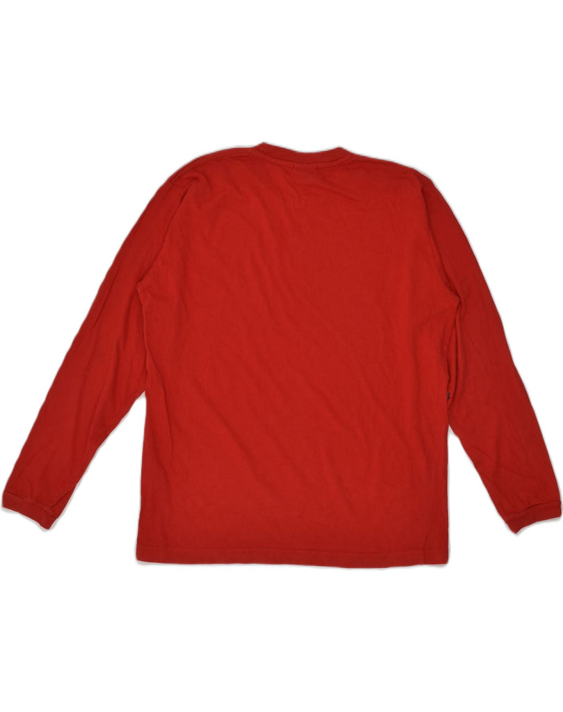 CHAMPION Boys Top Long Sleeve 13-14 Years Red Cotton | Vintage Champion | Thrift | Second-Hand Champion | Used Clothing | Messina Hembry 