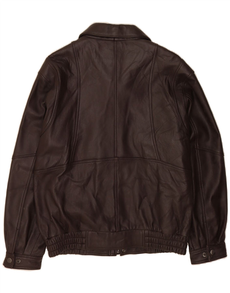WESTBURY Mens Leather Jacket IT 52 XL Brown Leather Vintage WESTBURY and Second-Hand WESTBURY from Messina Hembry 