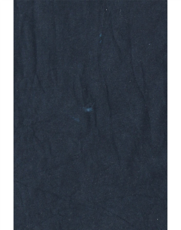 VANS Womens Classic Fit Graphic Top Long Sleeve UK 10 Small Navy Blue
