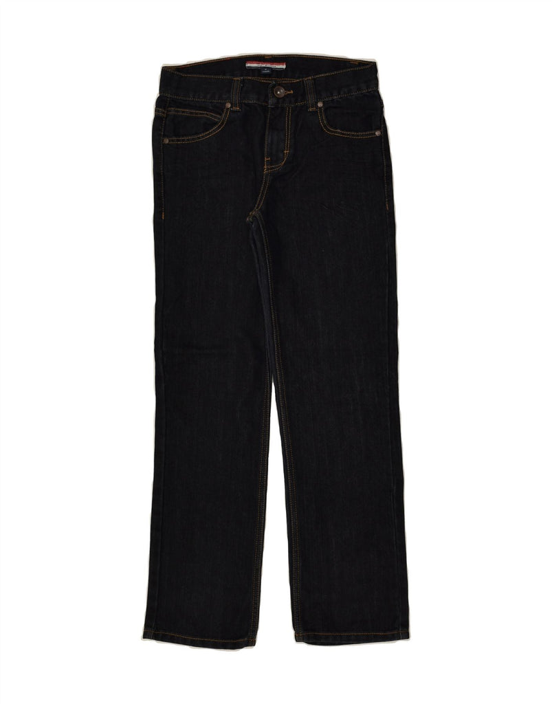 TOMMY HILFIGER Girls Straight Jeans 11-12 Years W28 L27  Black Cotton | Vintage Tommy Hilfiger | Thrift | Second-Hand Tommy Hilfiger | Used Clothing | Messina Hembry 