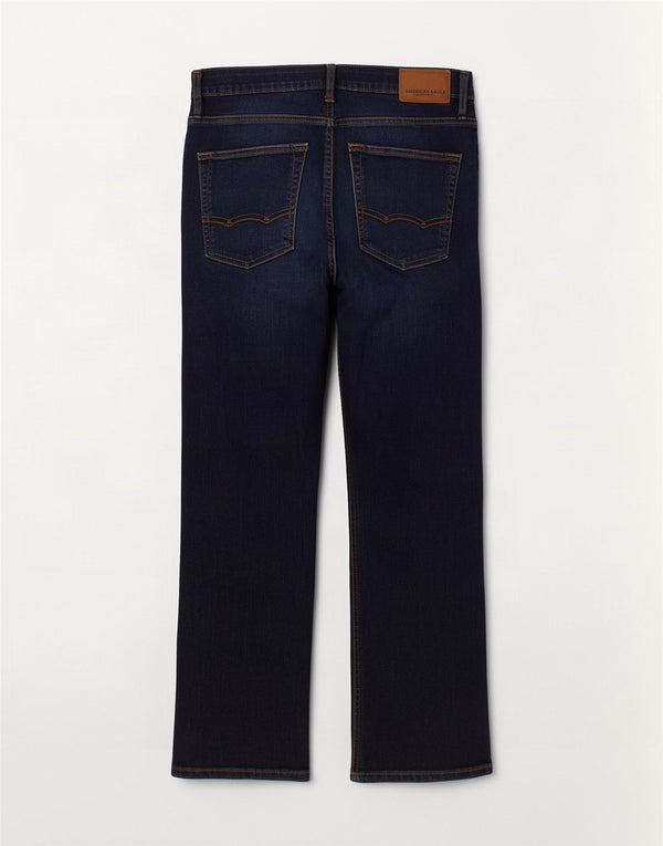American Eagle Outfitters Mens Straight Jeans W32 L32 Navy Blue Cotton