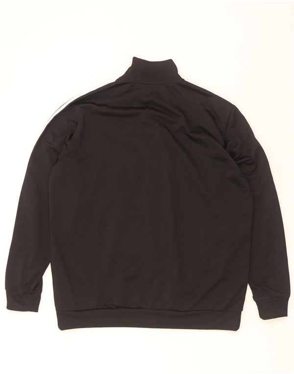Adidas Mens Tracksuit Top Jacket XL Black Polyester