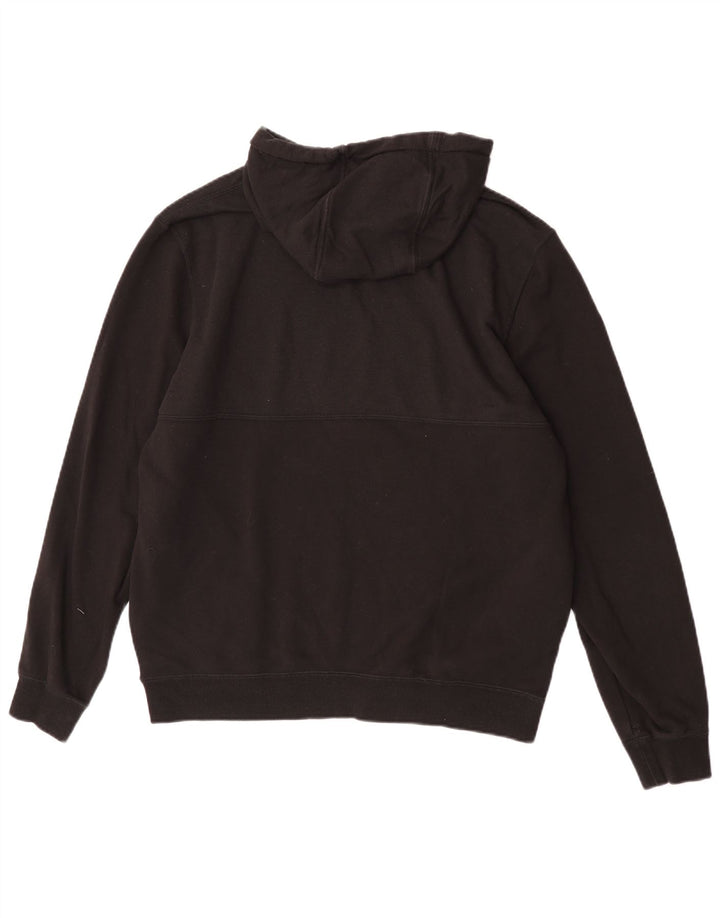 Puma Mens Graphic Hoodie Jumper Large Black Cotton