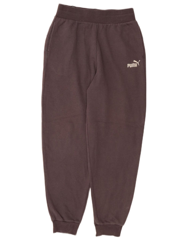 PUMA Womens Tracksuit Trousers Joggers UK 8 Small Grey Cotton