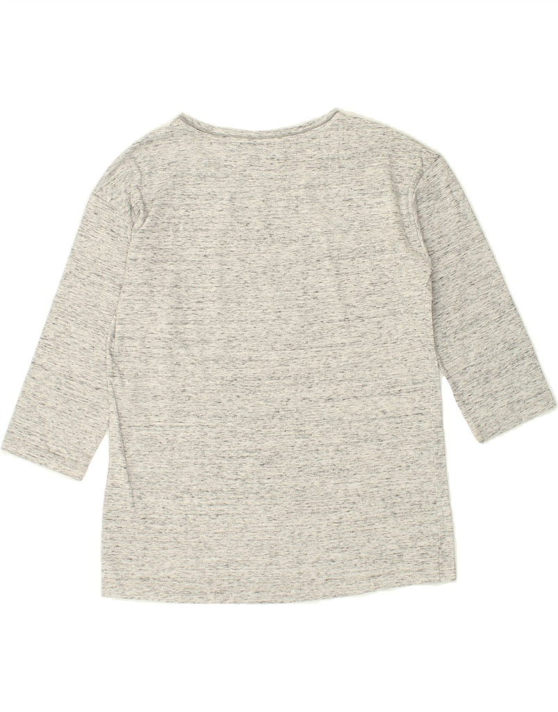 CHAMPION Womens Heritage Fit Top 3/4 Sleeve UK 18 XL Grey Flecked Cotton Vintage Champion and Second-Hand Champion from Messina Hembry 