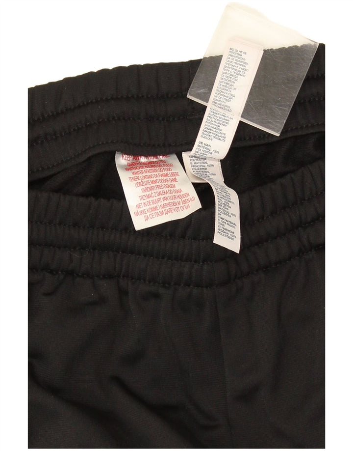 Adidas Boys Tracksuit Trousers Joggers 13-14 Years Black Polyester
