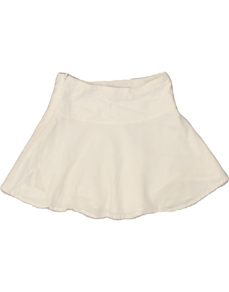 TOMMY HILFIGER Girls A-Line Skirt 5-6 Years W20 White Cotton | Vintage Tommy Hilfiger | Thrift | Second-Hand Tommy Hilfiger | Used Clothing | Messina Hembry 