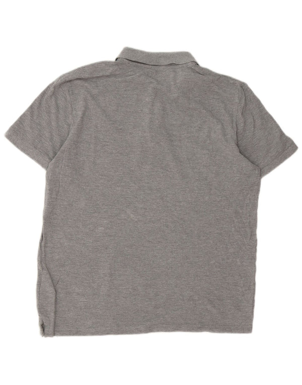 Jack & Jones Mens Polo Shirt XL Grey Cotton