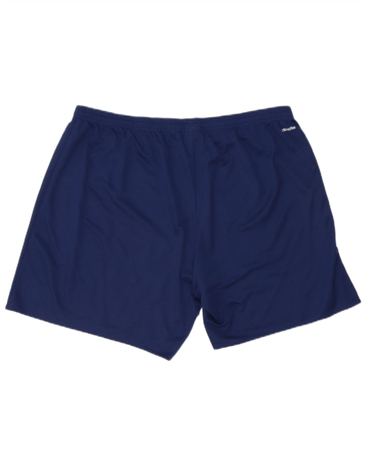 Adidas Mens Climalite Sport Shorts 2XL  Navy Blue Polyester