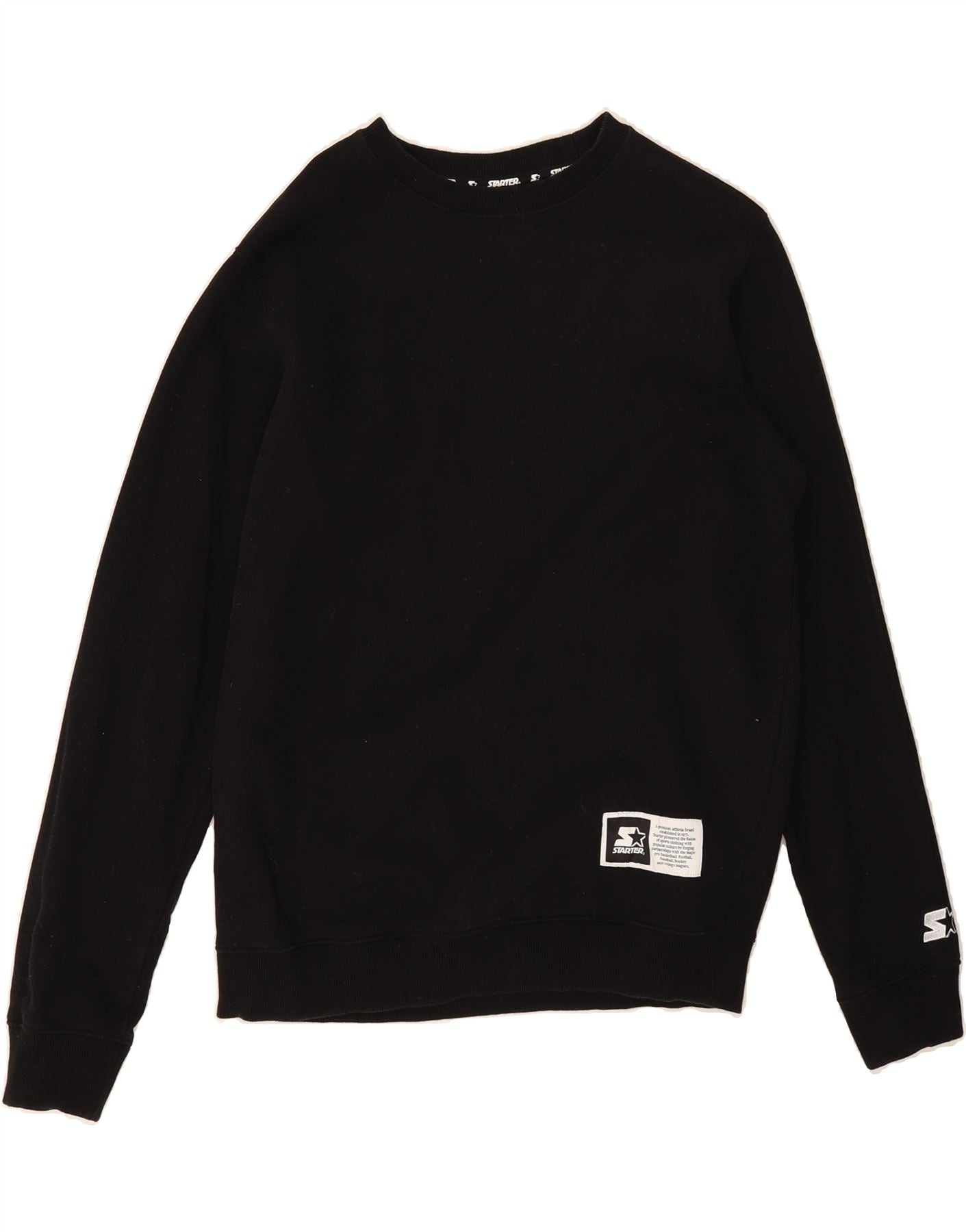 Felpa da uomo STARTER, nera, taglia media Abbigliamento vintage