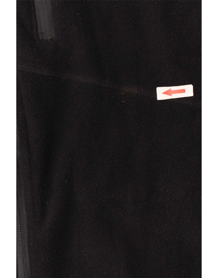 Fila Mens Liner Fleece Jacket UK 36 Small Black Polyester