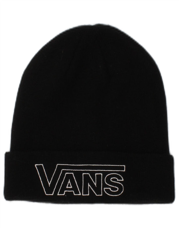 Vans Mens Graphic Knit Beanie Hat One Size Black Acrylic