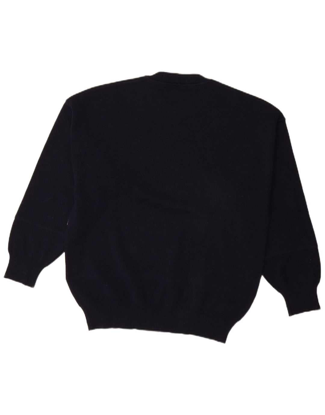 Il Granchio Mens Crew Neck Jumper Sweater Large Navy Blue Colourblock