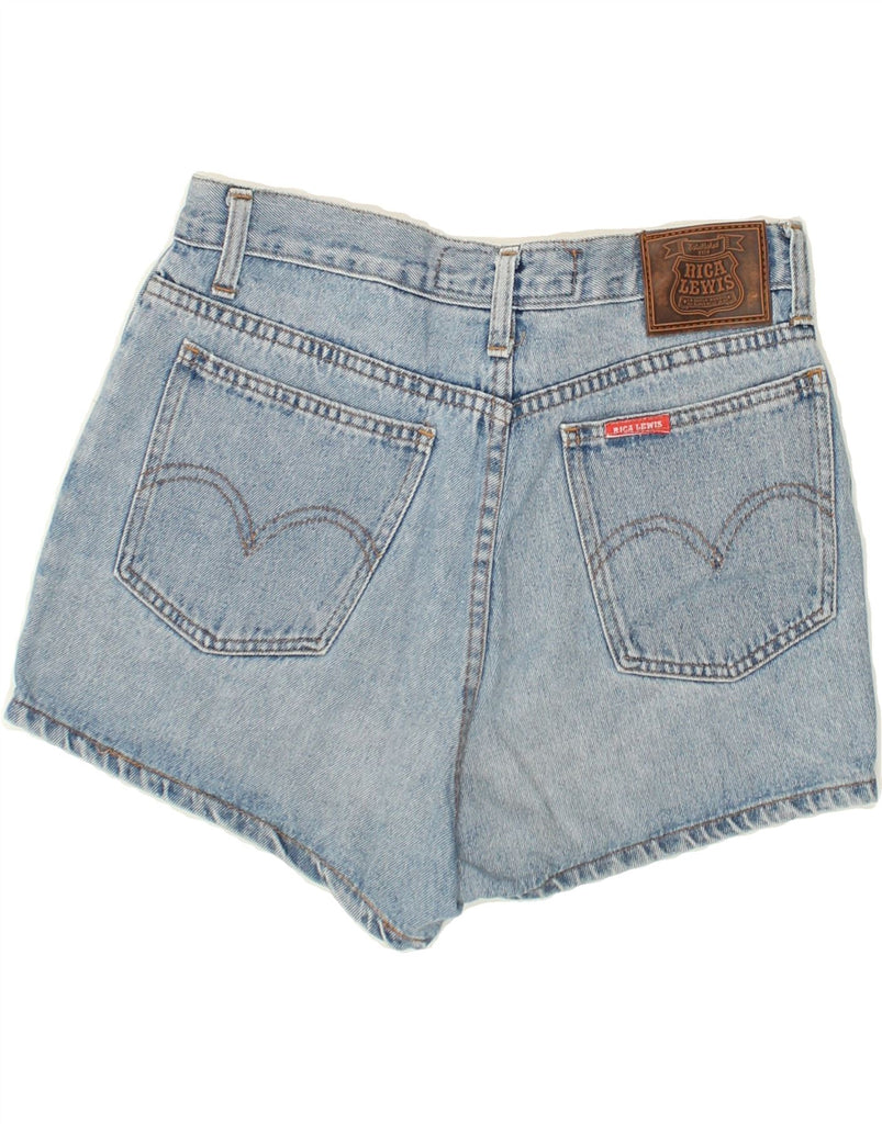 RICA LEWIS Womens High Waist Denim Shorts W28 Medium Blue | Vintage Rica Lewis | Thrift | Second-Hand Rica Lewis | Used Clothing | Messina Hembry 