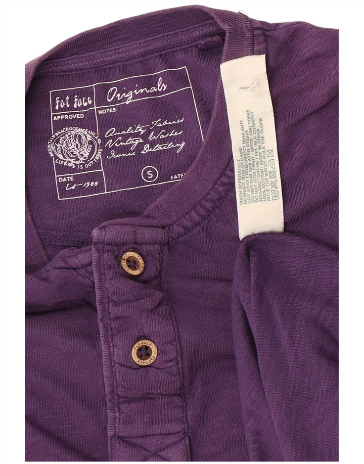 Fat Face Mens T-Shirt Top Small Purple Cotton