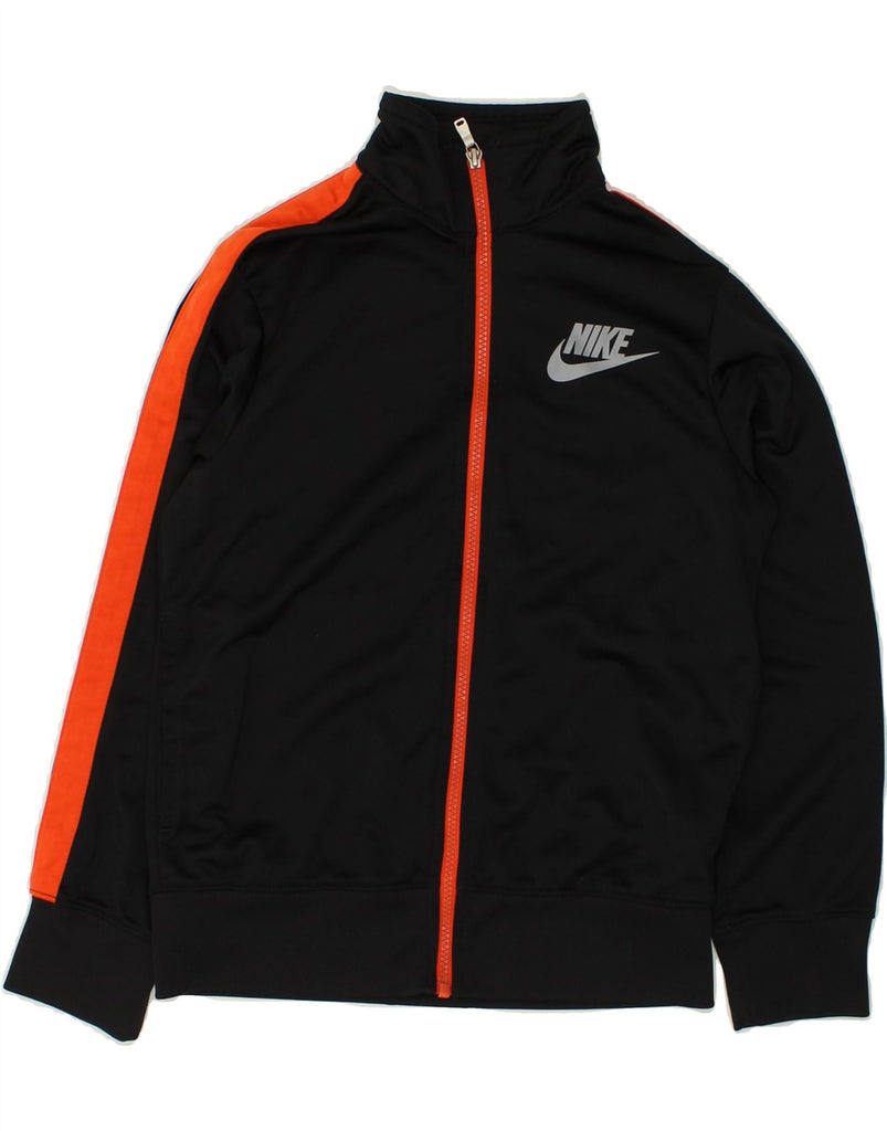 NIKE Boys Graphic Tracksuit Top Jacket 10-11 Years Medium Black | Vintage Nike | Thrift | Second-Hand Nike | Used Clothing | Messina Hembry 