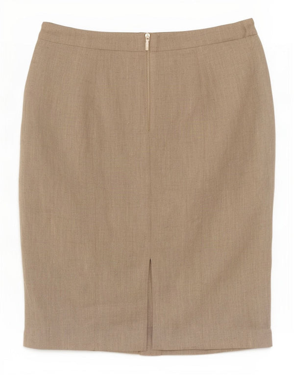 Hobbs Womens Pencil Skirt UK 14 Large W32 Beige