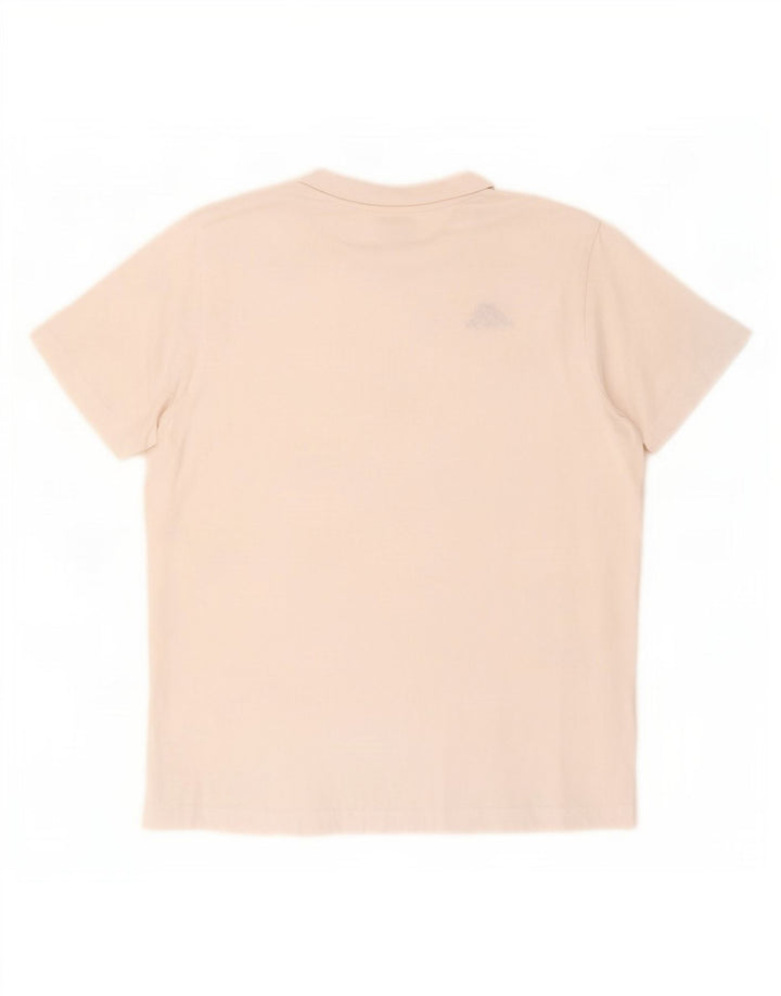 Kappa Mens T-Shirt Top Large White Cotton