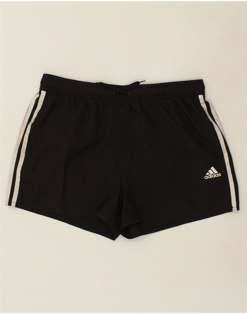 ADIDAS Mens Sport Shorts XL Black Polyester Vintage Adidas and Second-Hand Adidas from Messina Hembry 