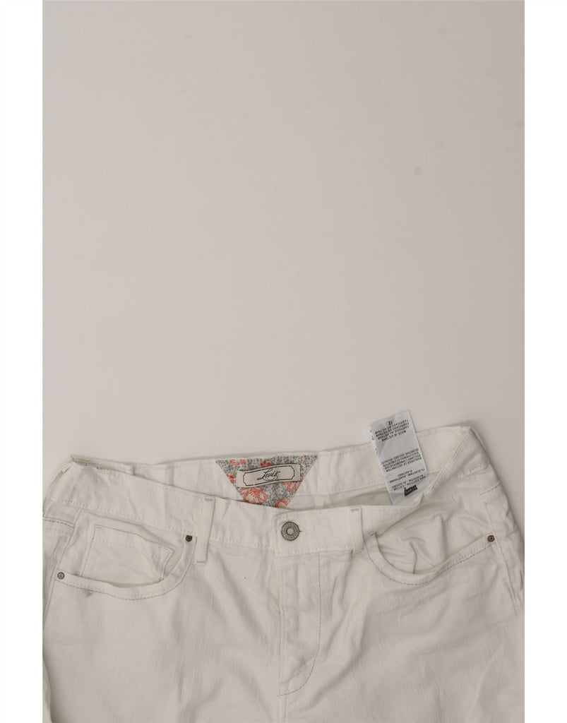 LEVI'S Womens Capri Jeans US 12 Large W32 L20 White Cotton Vintage Levi's and Second-Hand Levi's from Messina Hembry 