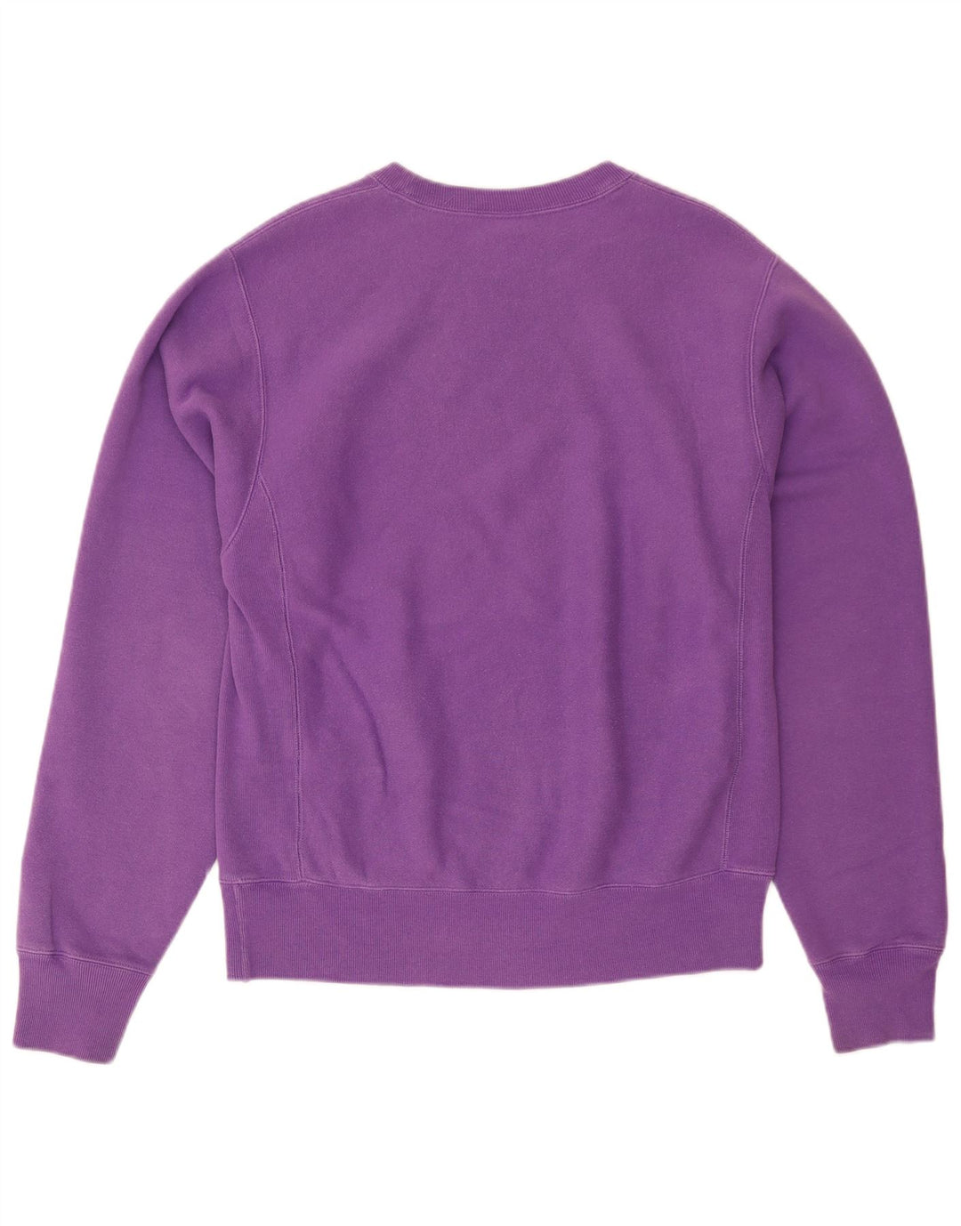 CHAMPION Mens Reverse Weave Graphic Sweatshirt Jumper Small Purple Cotton