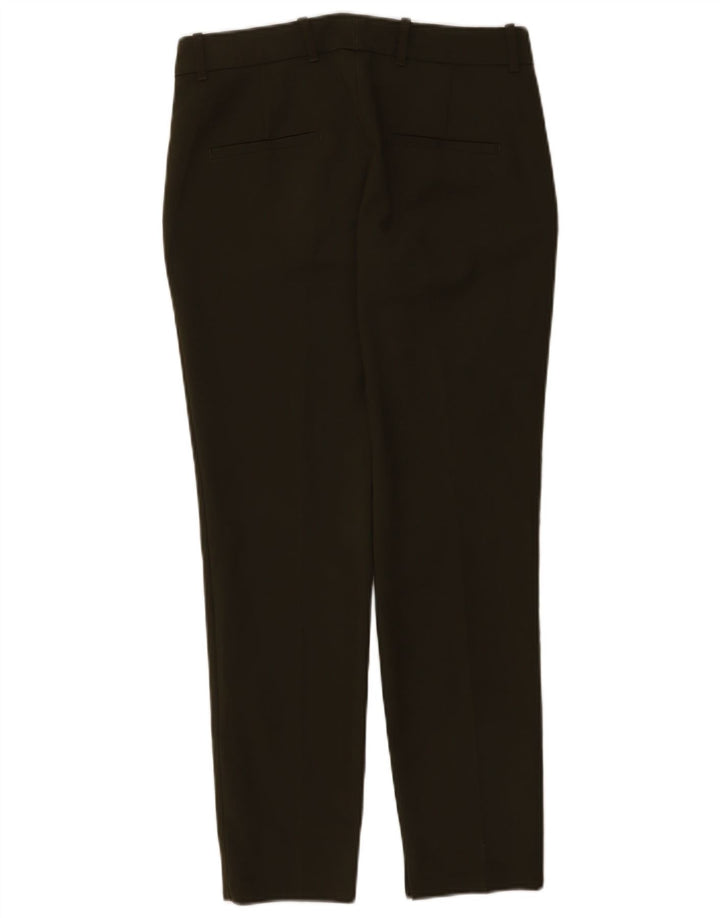 Zara Womens Slim Chino Trousers Small W26 L28 Green