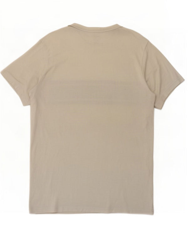 Calvin Klein Mens Graphic T-Shirt Top Medium White Colourblock