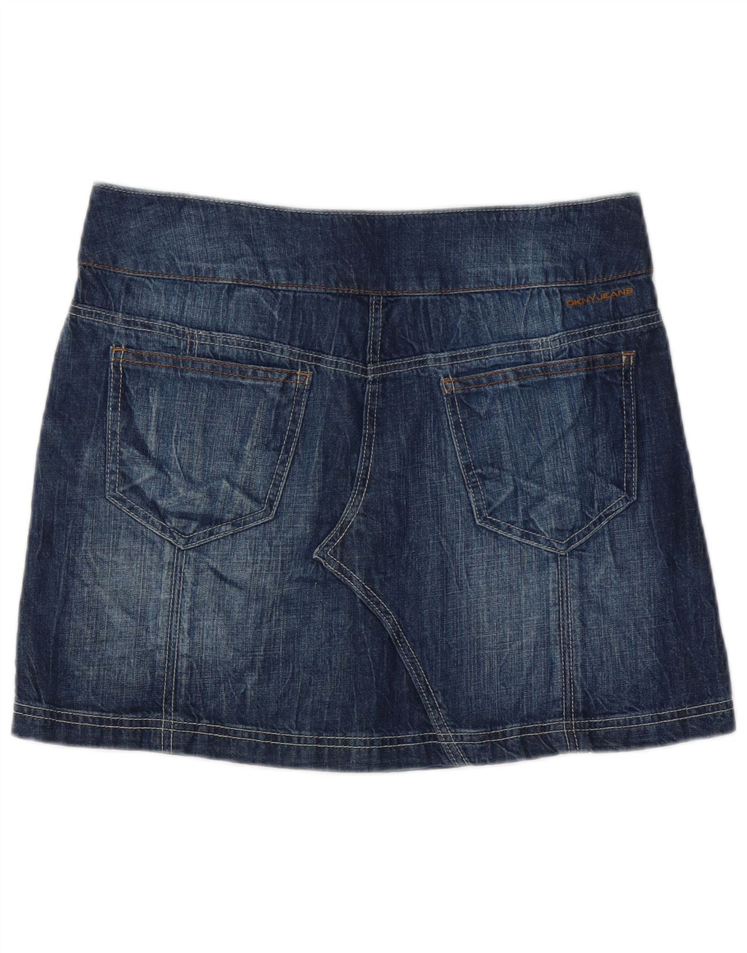Dkny Womens Mini Denim Skirt US 8 Medium W32  Blue