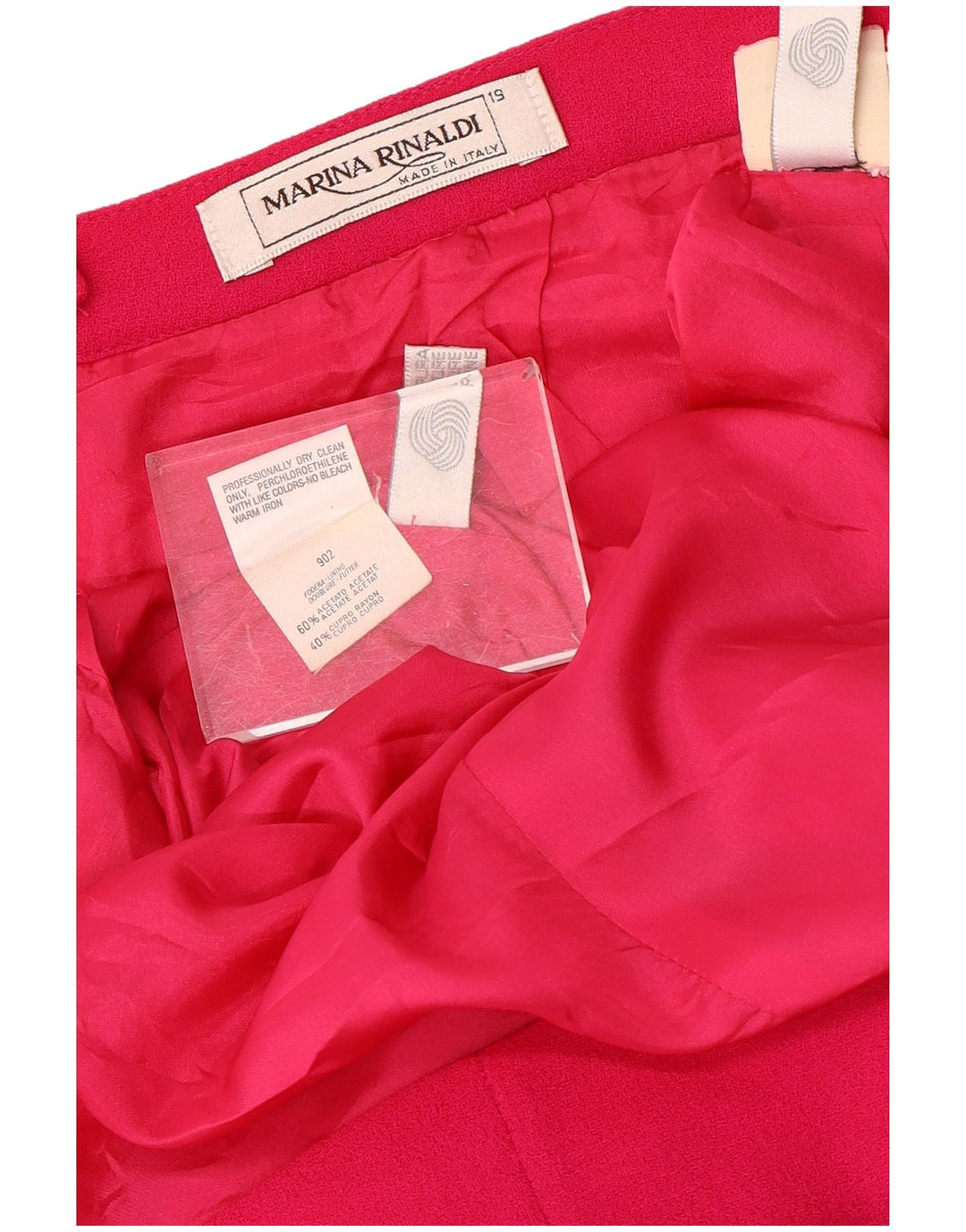 Marina Rinaldi Womens 5 Button 2 Piece Skirt Set Size 19 Small W32 Pink