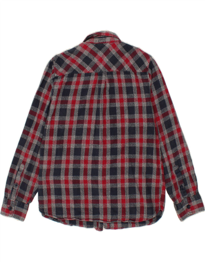 MOUNTAIN WAREHOUSE Mens Flannel Shirt Large Navy Blue Check Cotton Vintage Mountain Warehouse and Second-Hand Mountain Warehouse from Messina Hembry 