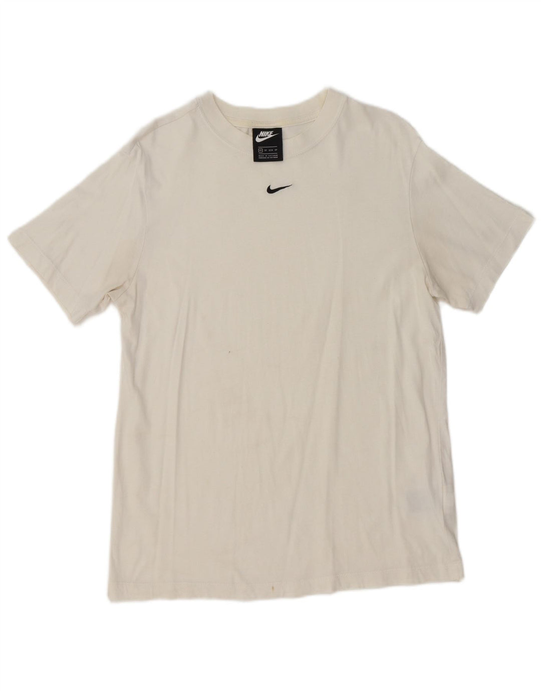 Nike Mens T-Shirt Top XS White Cotton