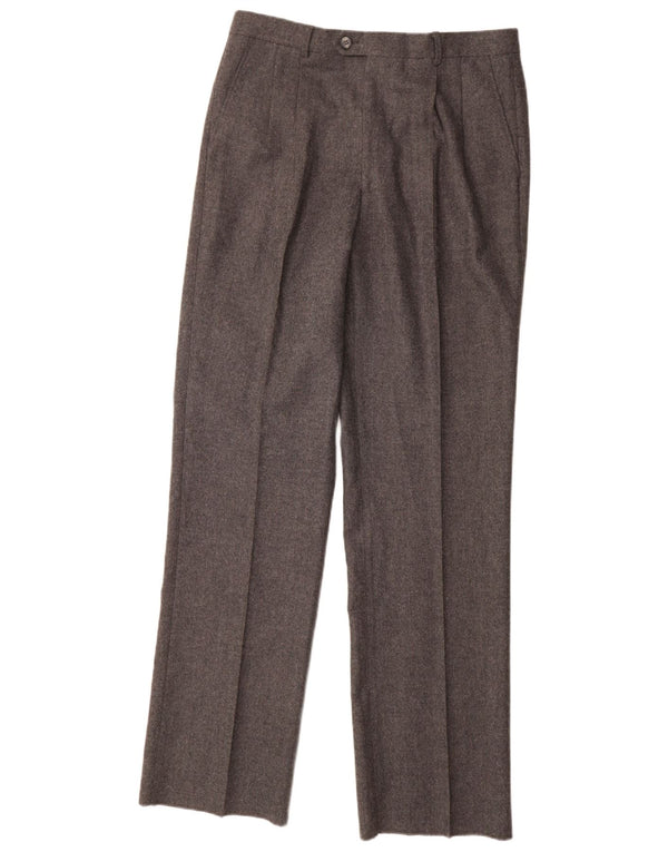 Marzotto Mens Pegged Suit Trousers IT 48 Medium W32 L34 Grey Wool