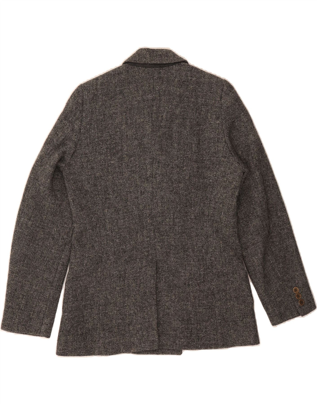 GEMELLI Womens Double Breasted Blazer Jacket UK 10 Small Grey Vintage Gemelli and Second-Hand Gemelli from Messina Hembry 