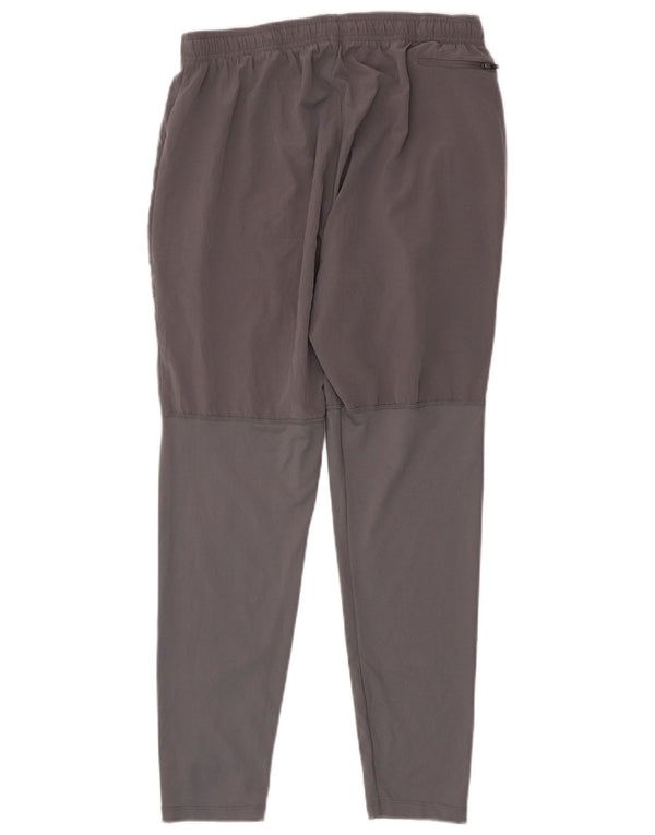 Nike Mens Dri Fit Tracksuit Trousers Large Grey Polyester