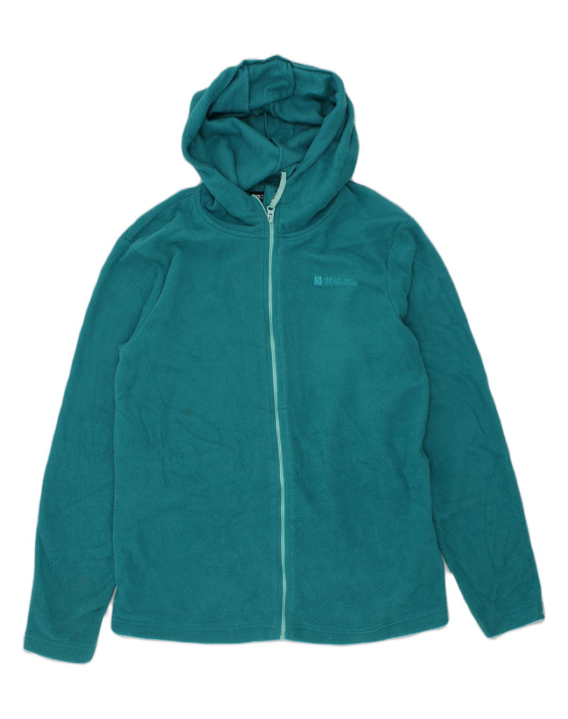 MOUNTAIN WAREHOUSE Girls Fleece Jacket 12-13 Years Turquoise Polyester | Vintage Mountain Warehouse | Thrift | Second-Hand Mountain Warehouse | Used Clothing | Messina Hembry 