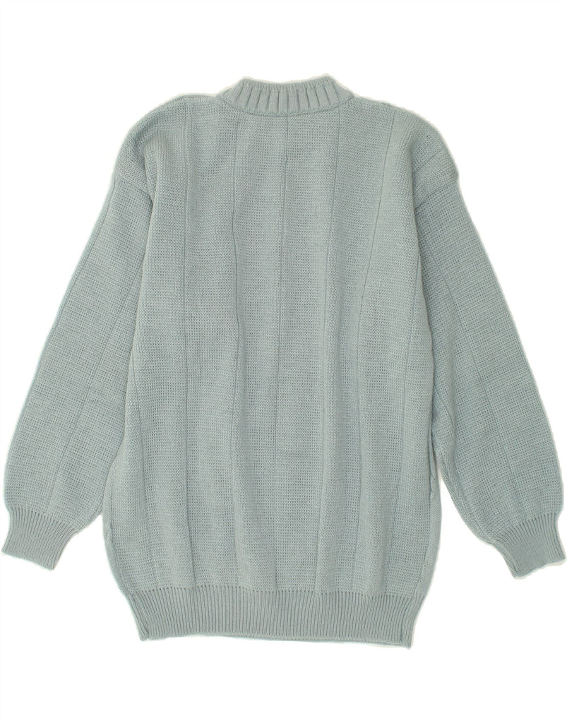 VINTAGE Womens Turtle Neck Jumper Sweater UK 16 Large Blue | Vintage Vintage | Thrift | Second-Hand Vintage | Used Clothing | Messina Hembry 