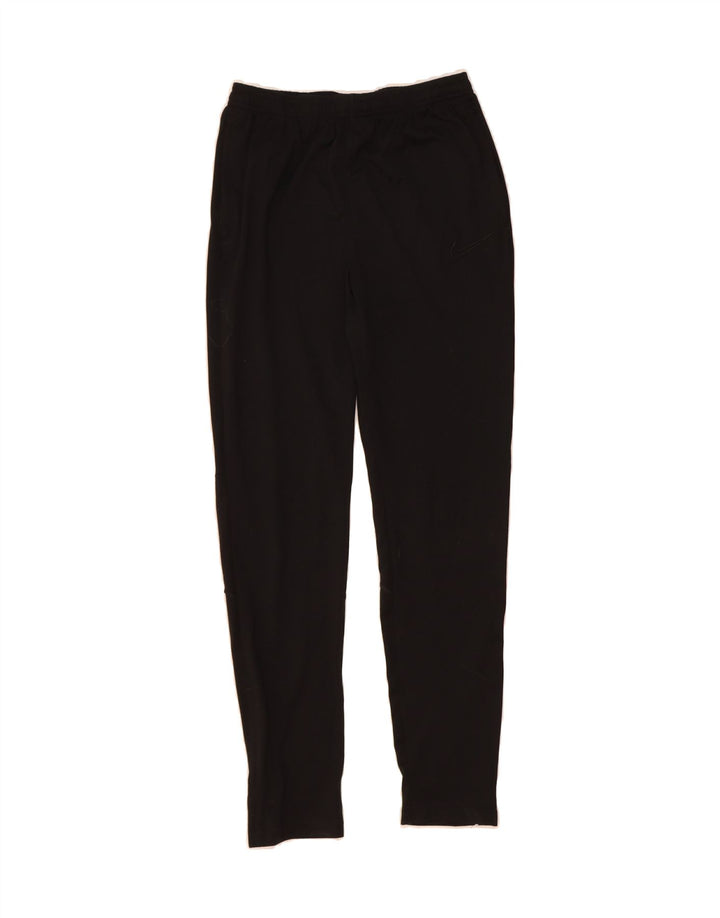 NIKE Boys Dri Fit Tracksuit Trousers 13-14 Years XL Black Polyester Vintage Nike and Second-Hand Nike from Messina Hembry 