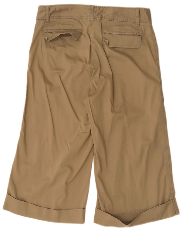 Gap Womens High Waist Capri Trousers US 8 Medium W32 L19 Beige Cotton