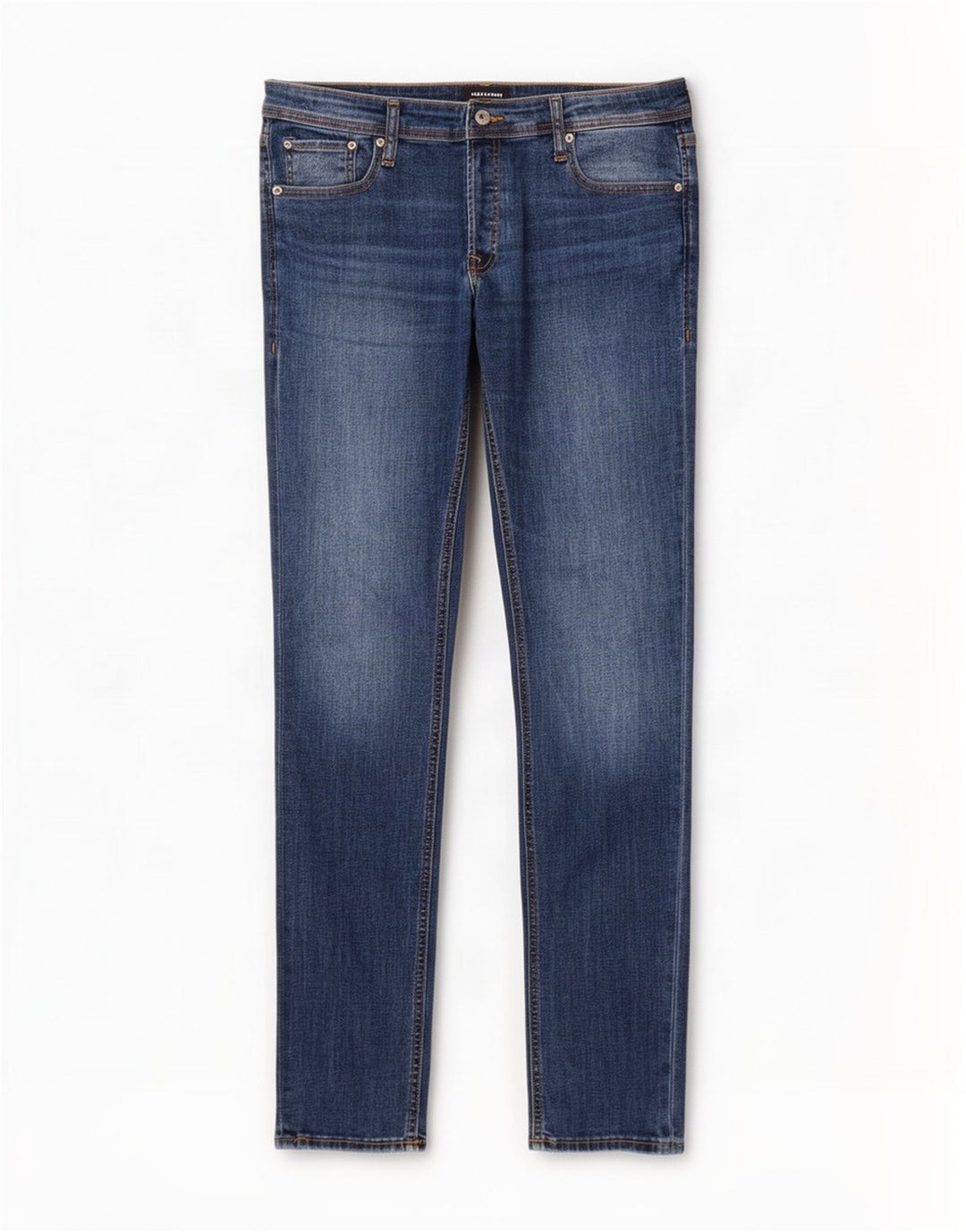 Jack & Jones Mens Slim Jeans W34 L36 Blue Cotton