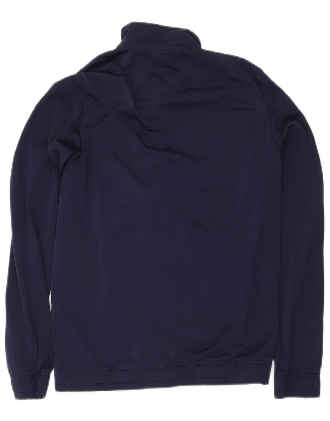 Puma Boys Tracksuit Top Jacket 13-14 Years Navy Blue Colourblock Polyester