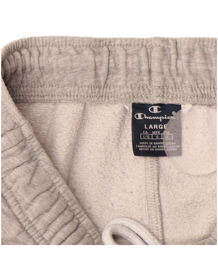 CHAMPION  Graphic Tracksuit Trousers Joggers Large  Grey