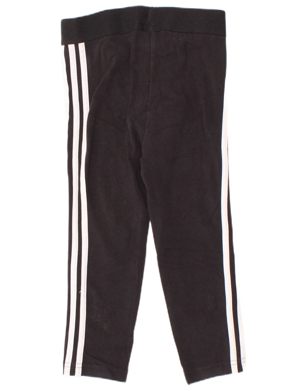 Adidas Girls Leggings 2-3 Years Black Cotton