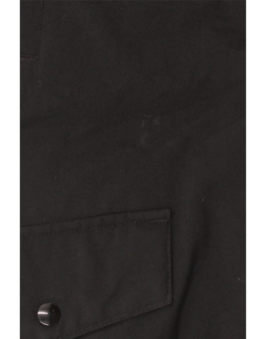Adidas Mens Hooded Parka Jacket UK 36 Small Black Nylon