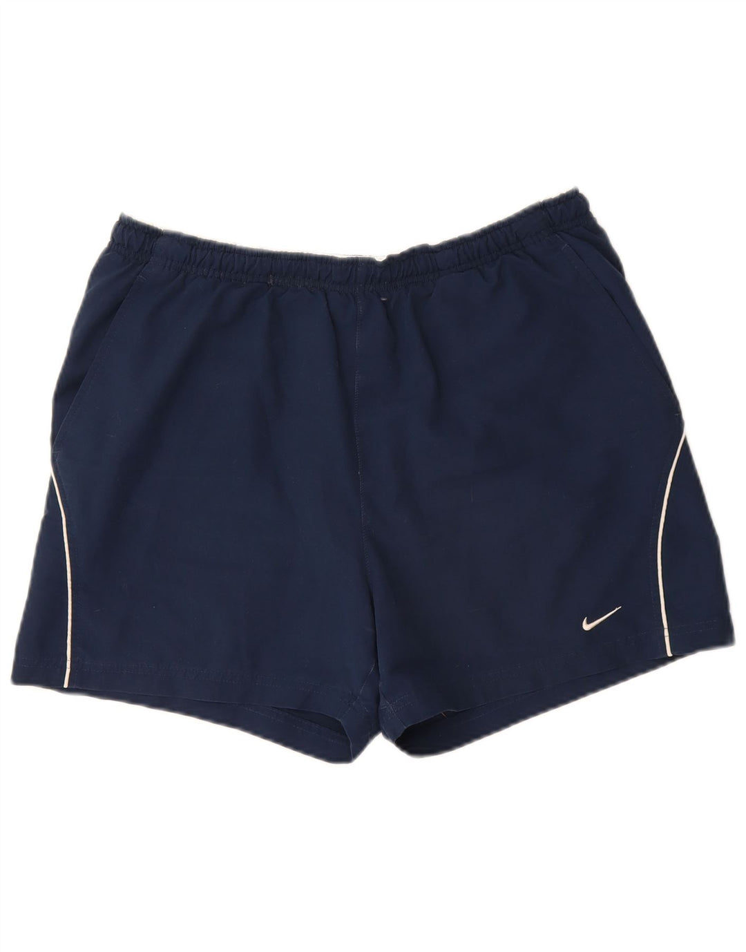 Nike Mens Sport Shorts Large Navy Blue Polyester