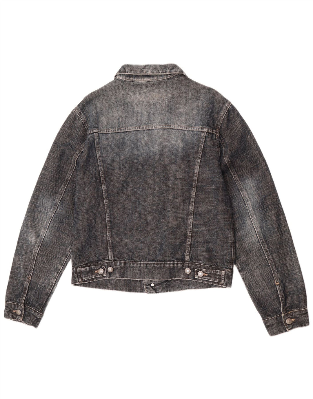 Vitamina Womens Denim Jacket UK 18 XL Grey Cotton
