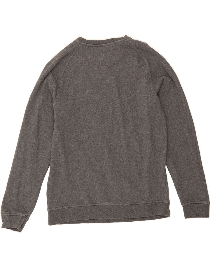 REEBOK Mens Sweatshirt Jumper Small Grey Cotton Vintage Reebok and Second-Hand Reebok from Messina Hembry 