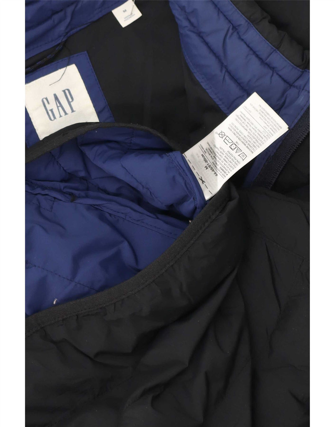 Gap Mens Padded Jacket UK 38 Medium Black Polyester
