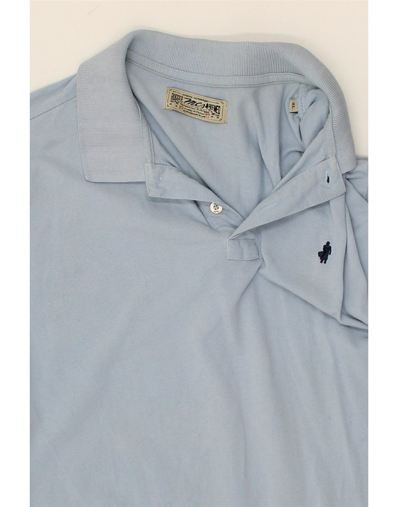 MARLBORO CLASSICS Mens Polo Shirt XL Blue Vintage Marlboro Classics and Second-Hand Marlboro Classics from Messina Hembry 