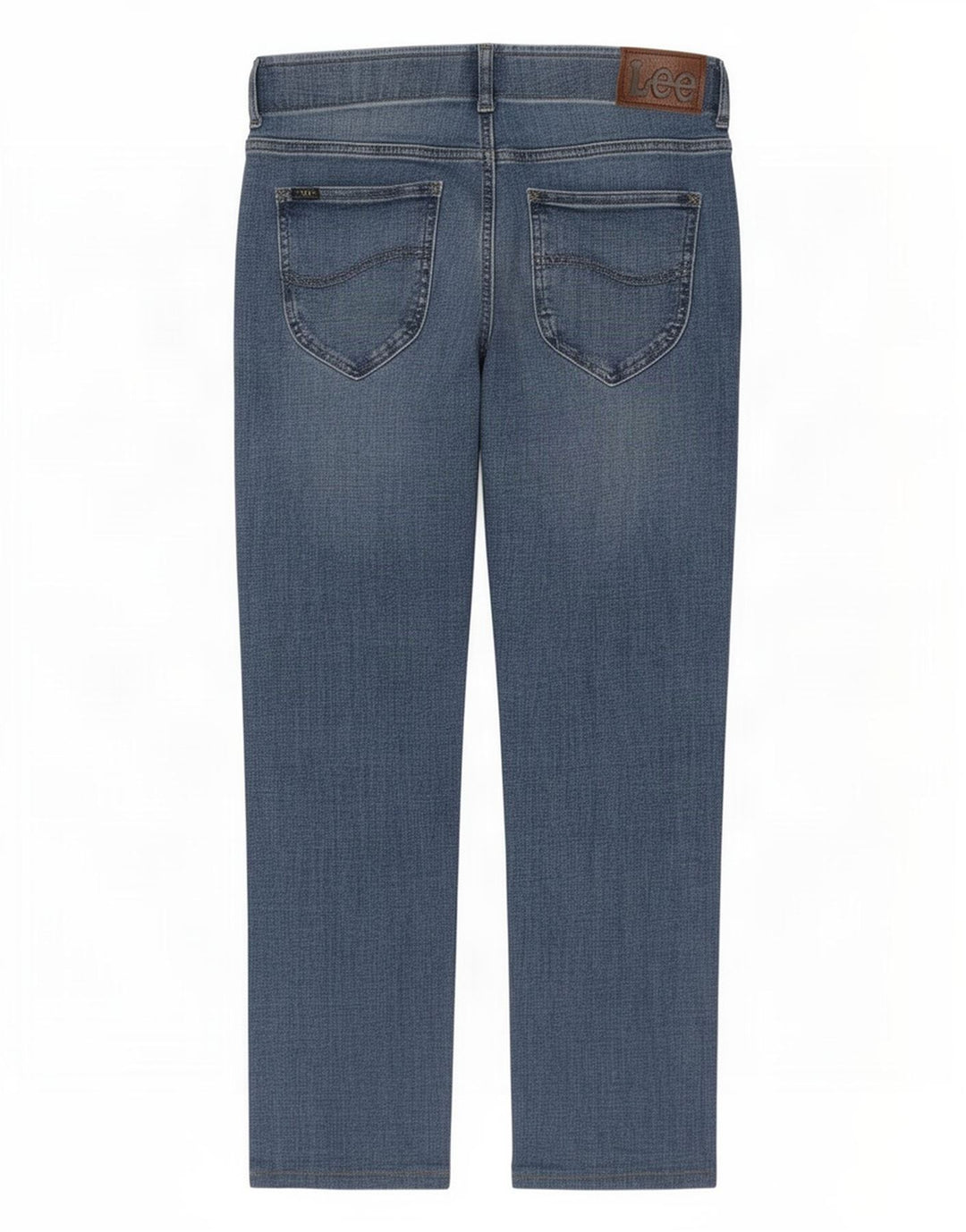 Lee Mens Straight Jeans W29 L29 Blue Cotton